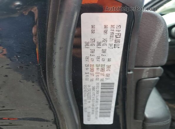 1C4RJFAG3JC203757 2018 JEEP GRAND Black VIN կոդի պիտակի տեսք