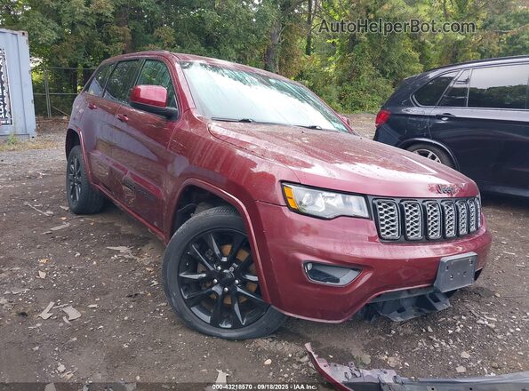 1C4RJFAGXJC178968 2018 JEEP GRAND CHEROKEE Бордовый Передняя правая четверть