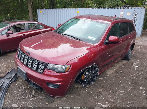 1C4RJFAGXJC178968 2018 JEEP GRAND CHEROKEE Бордовый Передняя левая четверть