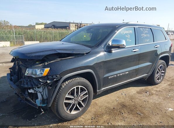 1C4RJFBG2MC594077 2021 JEEP GRAND CHEROKEE Черный Передняя левая четверть