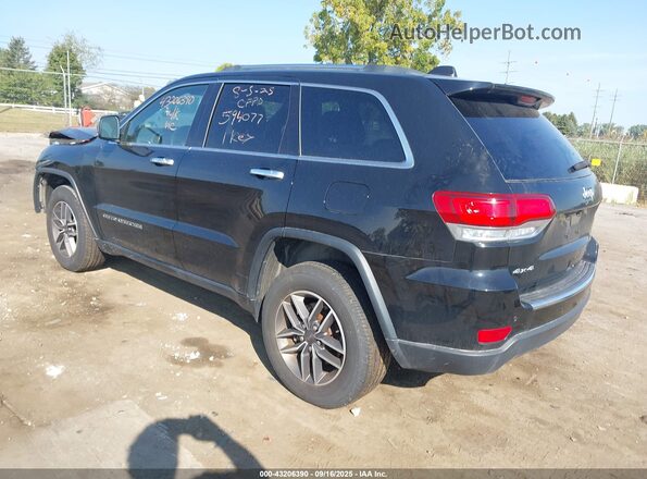 1C4RJFBG2MC594077 2021 JEEP GRAND CHEROKEE Черный Задняя левая четверть