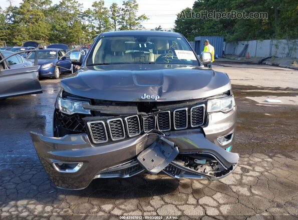 1C4RJFBG9JC216091 2018 JEEP GRAND CHEROKEE Gray Вид спереду