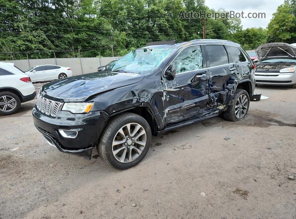 1C4RJFCG1JC230887 2018 JEEP GRAND Черный Передняя левая четверть