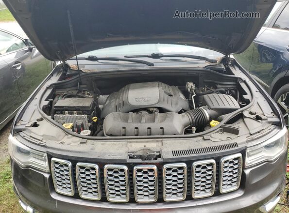 1C4RJFCT4KC541664 2019 JEEP GRAND Gray წინა სალონის ხედი