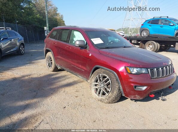 1C4RJFLG6JC221649 2018 JEEP GRAND CHEROKEE Burgundy Delantero derecho