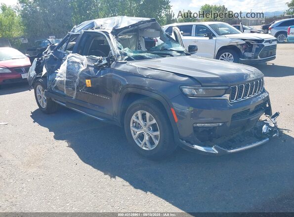 1C4RJKBG1P8713530 2023 JEEP GRAND CHEROKEE L Gray Delantero derecho