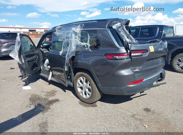 1C4RJKBG1P8713530 2023 JEEP GRAND CHEROKEE L Gray Trasero izquierdo