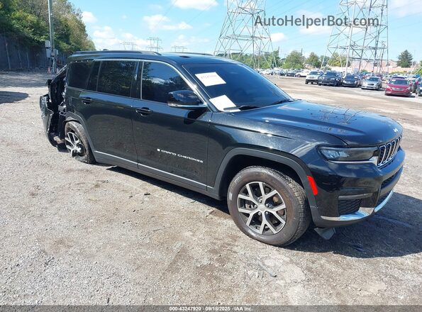 1C4RJKBG3R8543982 2024 JEEP GRAND CHEROKEE L Черный Передняя правая четверть