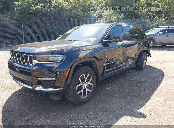 1C4RJKBG3R8543982 2024 JEEP GRAND CHEROKEE L Черный Передняя левая четверть