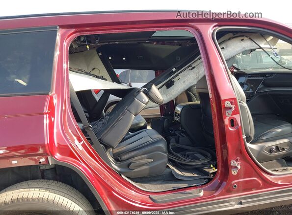 1C4RJKBG8S8683080 2025 JEEP GRAND CHEROKEE Red Vista de la etiqueta del VIN