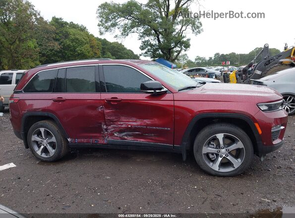 1C4RJYB68PC649848 2023 JEEP GRAND CHEROKEE 4XE Темно-бордовый Вид задней части салона