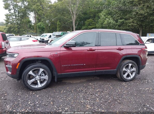 1C4RJYB68PC649848 2023 JEEP GRAND CHEROKEE 4XE Темно-бордовый Панорамный вид салона 360°