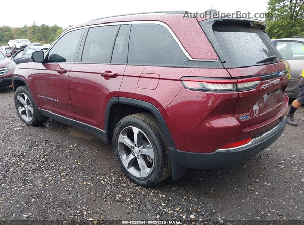 1C4RJYB68PC649848 2023 JEEP GRAND CHEROKEE 4XE Темно-бордовый Задняя левая четверть