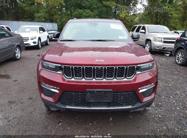 1C4RJYB68PC649848 2023 JEEP GRAND CHEROKEE 4XE Темно-бордовый Вид щитка приборов