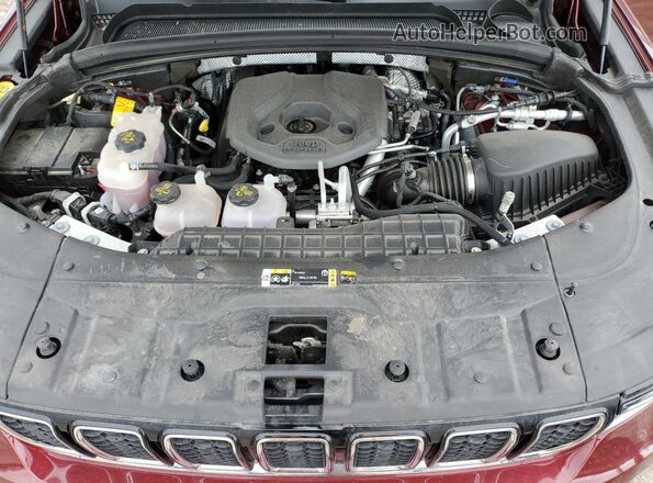 1C4RJYD6XP8775287 2023 JEEP GRAND Burgundy Vista del compartimento del motor