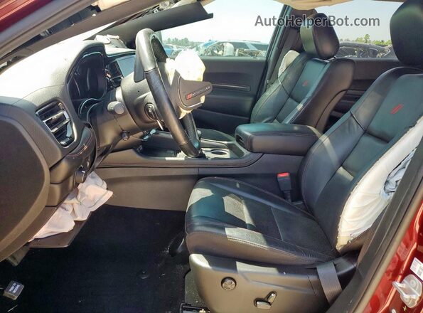 1C4SDHCT3MC519212 2021 DODGE DURANGO Maroon Front interior view