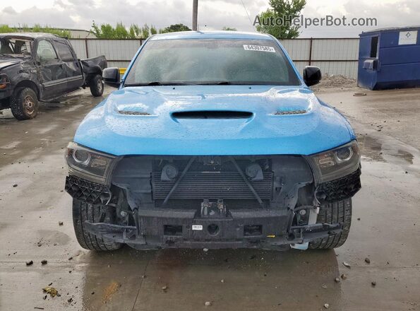 1C4SDJCT2JC431576 2018 DODGE DURANGO Blue Front view