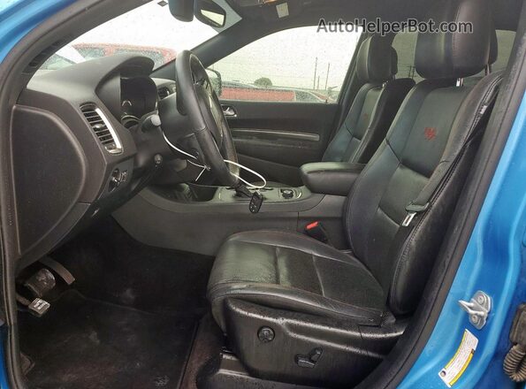 1C4SDJCT2JC431576 2018 DODGE DURANGO Blue Front interior view