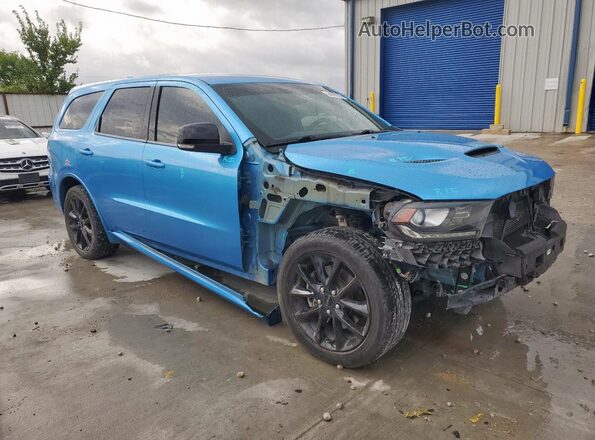 1C4SDJCT2JC431576 2018 DODGE DURANGO Blue Front right