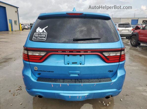 1C4SDJCT2JC431576 2018 DODGE DURANGO Blue Rear view