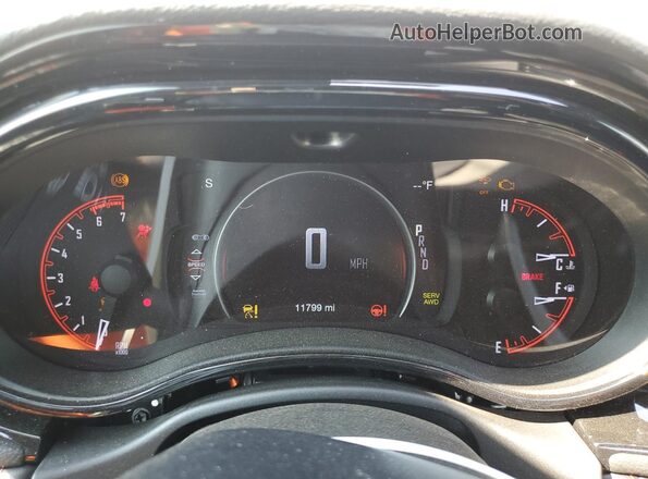 1C4SDJCT3RC228191 2024 DODGE DURANGO Black Vista del cuadro de instrumentos