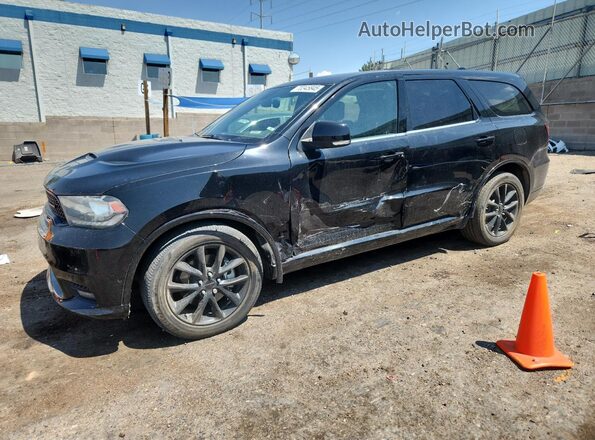 1C4SDJCT4JC497997 2018 DODGE DURANGO Black Առջևի ձախ երեք քառորդ տեսարան