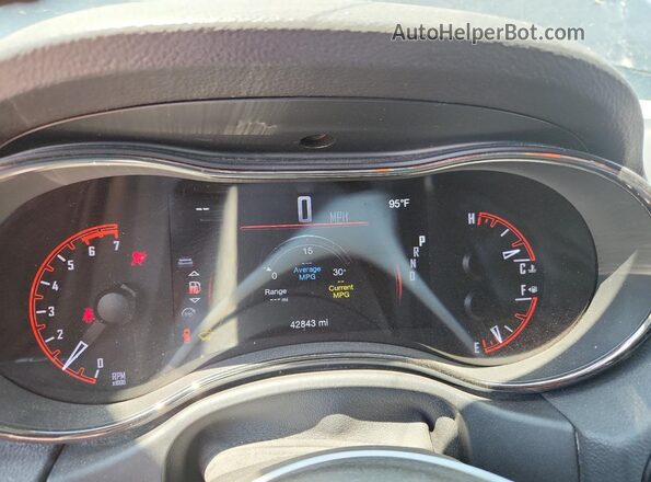 1C4SDJCT4JC497997 2018 DODGE DURANGO Black Սարքավորումների վահանակի տեսք