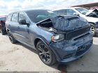 2020 Dodge Durango R/t Awd Gray vin: 1C4SDJCT4LC188016