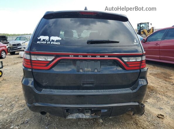 1C4SDJCTXJC497339 2018 DODGE DURANGO Black უკანა ხედი