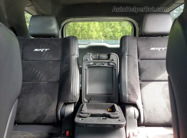 1C4SDJGJ1JC304939 2018 DODGE DURANGO White უკანა სავარძლების ხედი