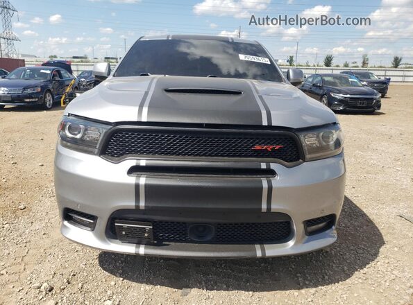 1C4SDJGJ5JC370930 2018 DODGE DURANGO Gray წინა ხედი