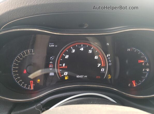 1C4SDJGJ5JC370930 2018 DODGE DURANGO Gray ხელსაწყოთა პანელის ხედი
