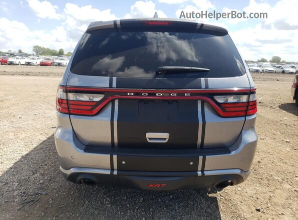 1C4SDJGJ5JC370930 2018 DODGE DURANGO Gray უკანა ხედი