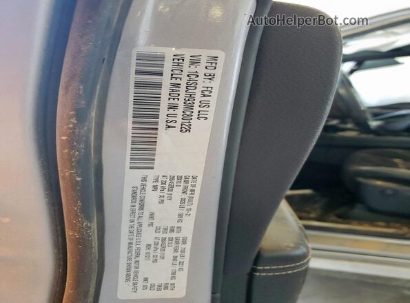 1C4SDJH93MC801225 2021 DODGE DURANGO Серебряный Вид наклейки с VIN-кодом