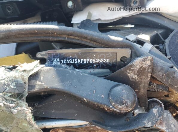 1C4SJSAP8PS545830 2023 JEEP WAGONEER Gray VIN კოდის სტიკერის ხედი