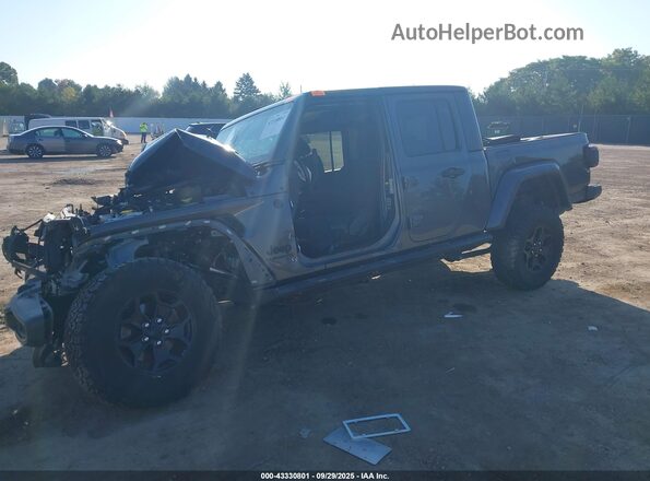 1C6HJTAG2ML515977 2021 JEEP GLADIATOR Серый Передняя левая четверть