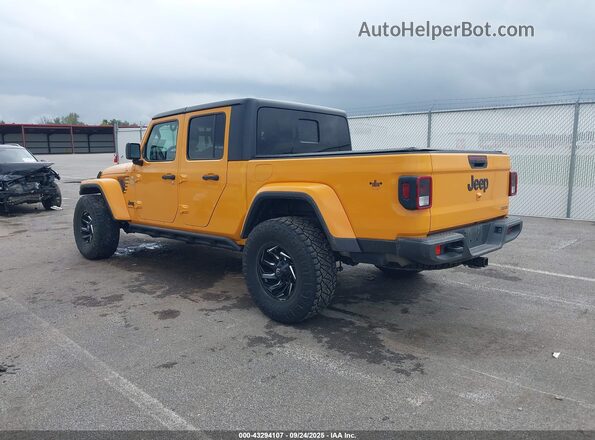 1C6HJTAG6ML543524 2021 JEEP GLADIATOR Yellow Tył lewy