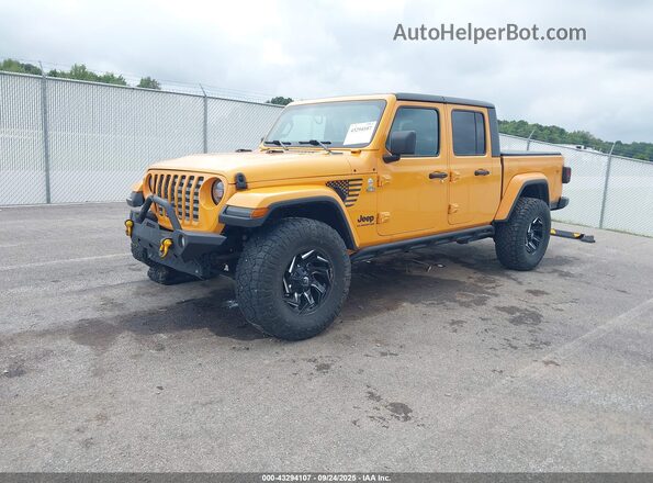 1C6HJTAG6ML543524 2021 JEEP GLADIATOR Yellow Przód lewy