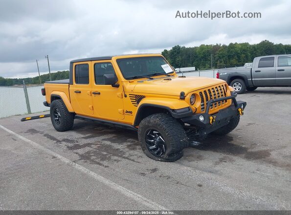 1C6HJTAG6ML543524 2021 JEEP GLADIATOR Yellow Przód prawy