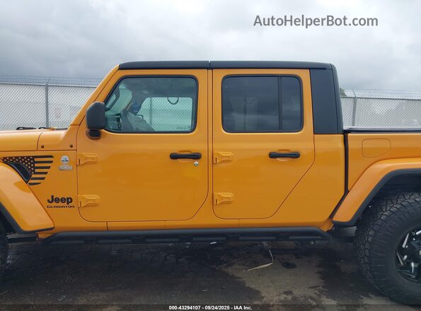 1C6HJTAG6ML543524 2021 JEEP GLADIATOR Yellow Widok wnętrza 360 stopni