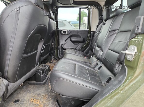 1C6JJTAM2PL593297 2023 JEEP GLADIATOR Green უკანა სავარძლების ხედი