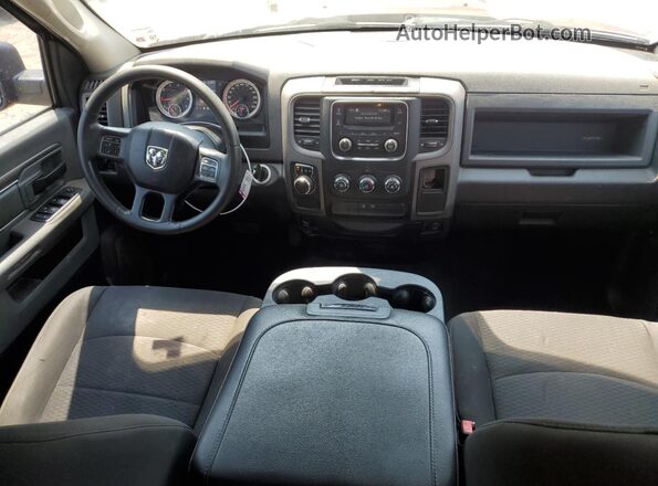 1C6RR6FG0JS340198 2018 RAM 1500 Burgundy Dashboard view