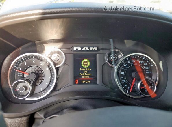 1C6SRECG8RN152152 2024 RAM 1500 Silver Vista del cuadro de instrumentos