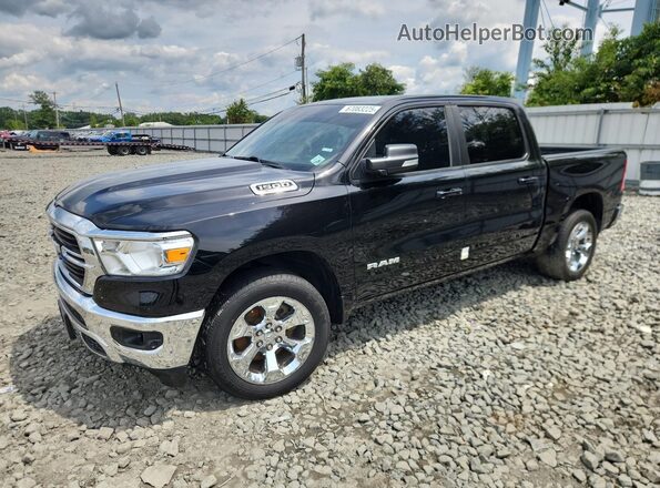 1C6SRFFT0MN646142 2021 RAM 1500 Черный Передняя левая четверть