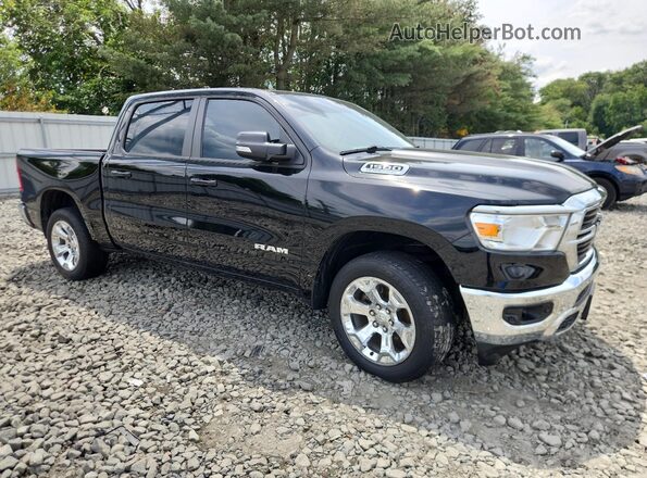 1C6SRFFT0MN646142 2021 RAM 1500 Черный Передняя правая четверть