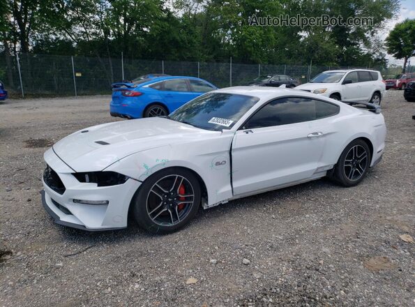 1FA6P8CF3M5149585 2021 FORD MUSTANG White Przód lewy