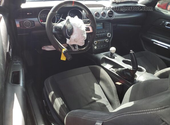 1FA6P8CF4J5159084 2018 FORD MUSTANG Red Vista del salpicadero