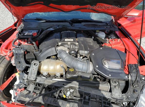 1FA6P8CF4J5159084 2018 FORD MUSTANG Red Vista interior trasera