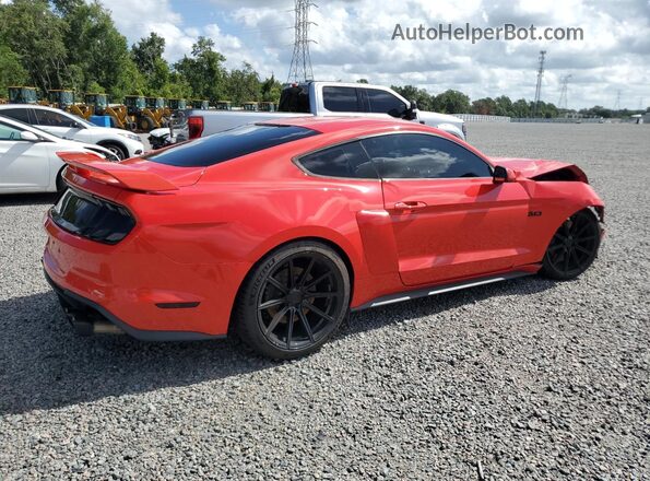 1FA6P8CF4J5159084 2018 FORD MUSTANG Red Trasero derecho