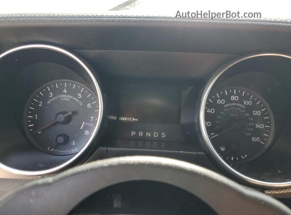 1FA6P8CFXJ5163947 2018 FORD MUSTANG Black Vista del cuadro de instrumentos